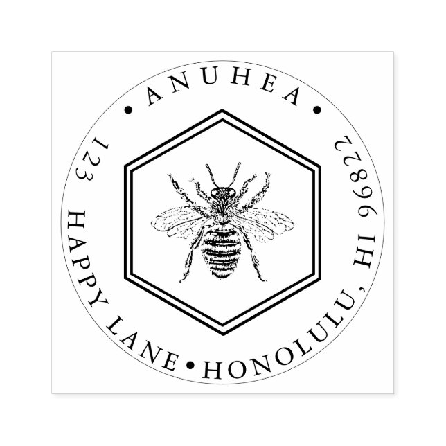 Tampons Encreurs PixDezines SWEET HONEYCOMB | QUEEN BEE ROSE ENK (Impression)
