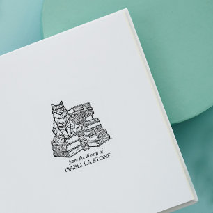 Tampons Encreurs Plaque de chat Vintage personnalisée