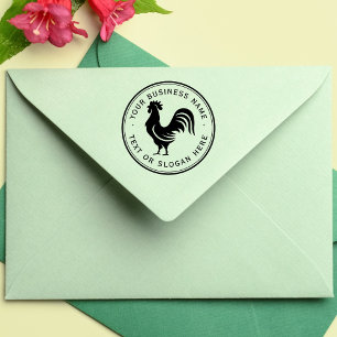 Tampons Encreurs poule Custom Business Logo Gros Timbre en caoutcho