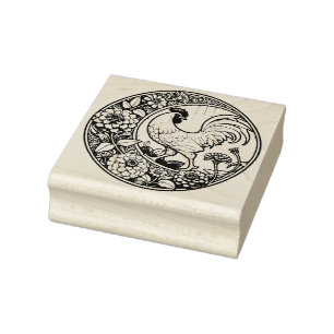 Tampons Encreurs Poulet vintage