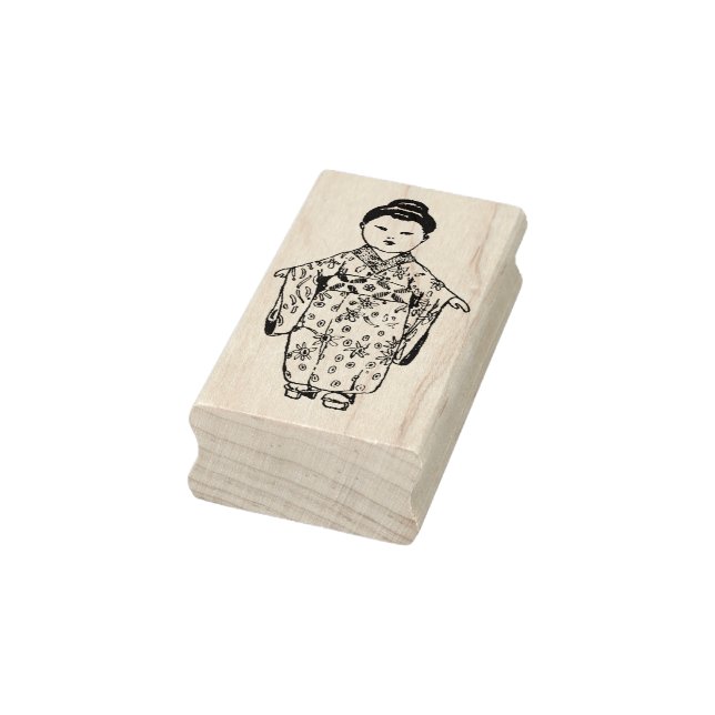 Tampons Encreurs Poupée japonaise vintage (Tampon)
