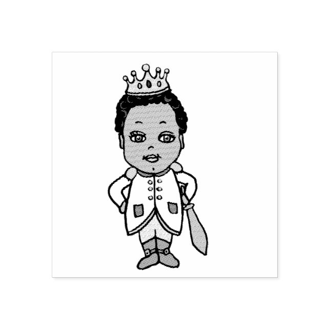 Tampons Encreurs Prince ethnique, beau caricaturiste (Impression)