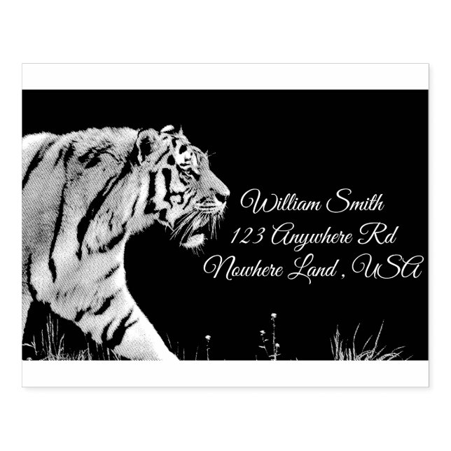 Tampons Encreurs Profil du tigre d'alignement (Impression)
