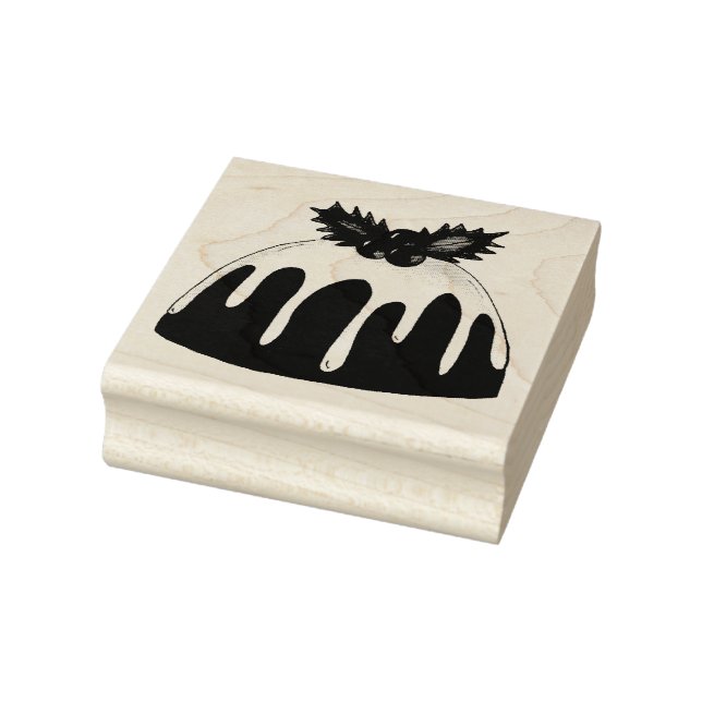 Tampons Encreurs Pudding de prune de sucre Noël Vacances Dessert Ti (Tampon)