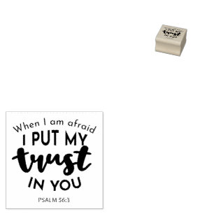 Tampons Encreurs Quand j'ai peur, je mets ma confiance en vous Cita
