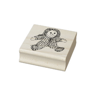 Tampons Encreurs raggedy doll art stamp