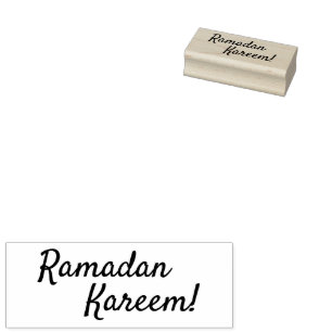 Tampons Encreurs Ramadan Kareem Timbre en caoutchouc en bois