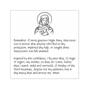 Tampons Encreurs Religieuse Vierge Marie Mémoire Prière catholique