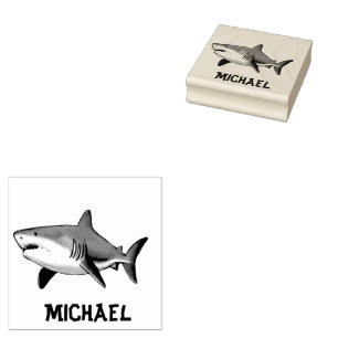 Tampons Encreurs Requin Branché  Personnalisé 