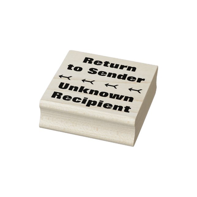 Tampons Encreurs "Retourner à l'expéditeur", "Destinataire inconnu" (Tampon)