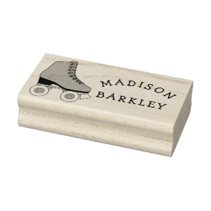 Tampons Encreurs Roller Skate Kid Cute Skate Retro Nom