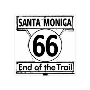 Tampons Encreurs Route 66 Père Noël Monica Fin du sentier
