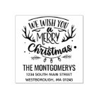 Rustique Nous Vous Souhaitons Joyeux Noël Adresse 