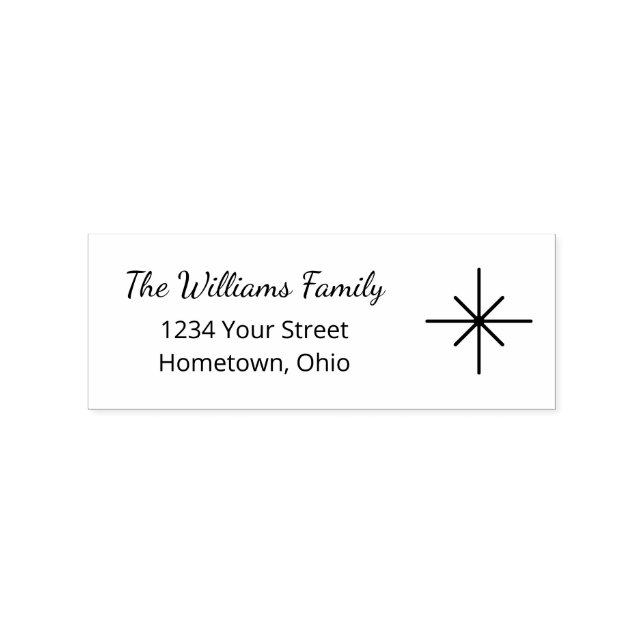 Tampons Encreurs Rustique Simple vacances en famille (Impression)