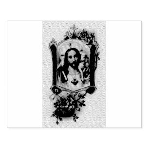 Tampons Encreurs Sacré Coeur de Jésus avec agneau