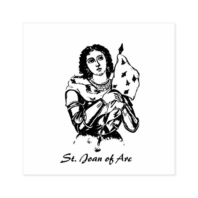 Tampons Encreurs Saint Jean d'Arc Saint catholique (Impression)