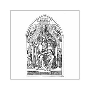 Tampons Encreurs Sainte Anne avec la Sainte Vierge Marie Jésus cath