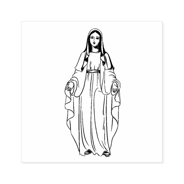 Tampons Encreurs Sainte Vierge Marie Catholique (Impression)
