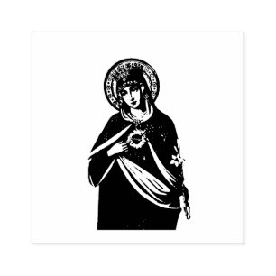 Tampons Encreurs Sainte Vierge Marie Immaculée Coeur catholique