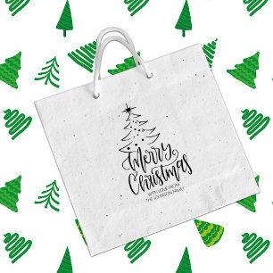 Tampons Encreurs Script Joyeux Noël Avec Amour, Famille Grande