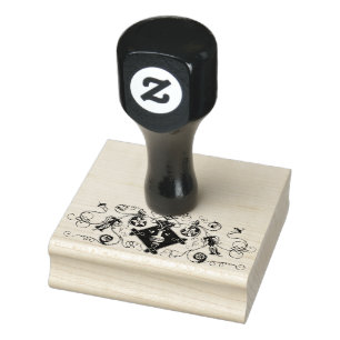 Tampons Encreurs séparation ligne art vintage 3