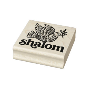 Tampons Encreurs Shalom Colombe Paix Terre