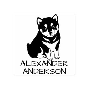 Tampons Encreurs Shiba Inu Personnaliser