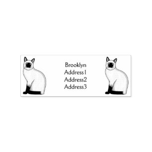 Tampons Encreurs Siamese cat cartoon