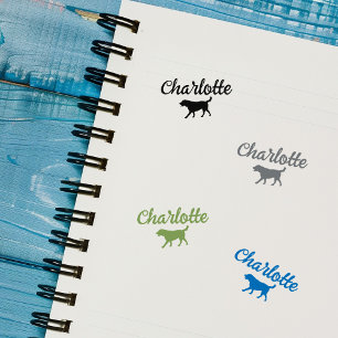 Tampons Encreurs Signature de chien personnalisée moderne