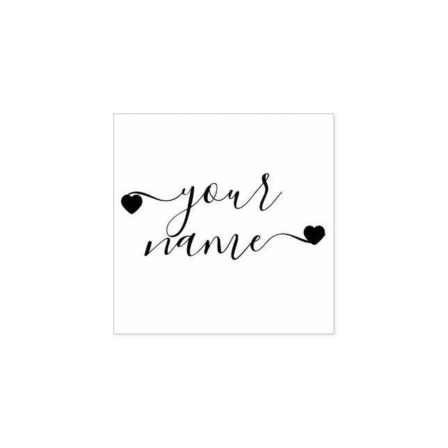 Tampons Encreurs Signature de votre texte ou nom personnalisé (Impression)