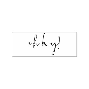 Tampons Encreurs Signature Script Lettrage Oh Boy