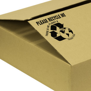 Tampons Encreurs S'il vous plaît Recycle Me, Il n'y a pas de planèt