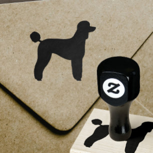 Tampons Encreurs Silhouette de caniche standard