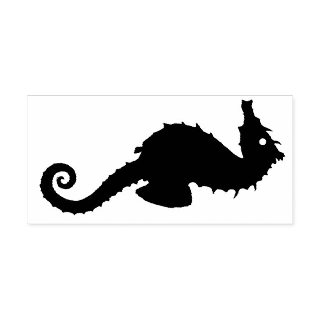 Tampons Encreurs Silhouette de cheval de mer (Impression)