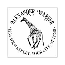 Silhouette de Giraffe tachetée Nom Adresse de reto