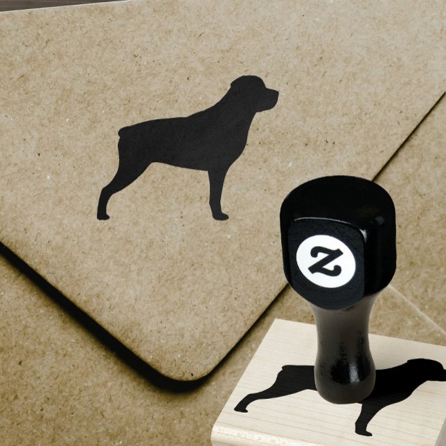 Tampons Encreurs Silhouette de race de chien Rottweiler (Créateur téléchargé)