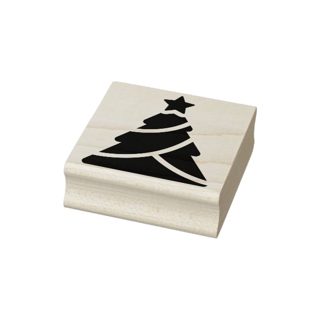 Tampons Encreurs silhouette timbre d'art de l'arbre de Noël (Tampon)