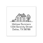 Simple House Line Art Adresse 4