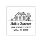 Simple House Line Art Adresse 4