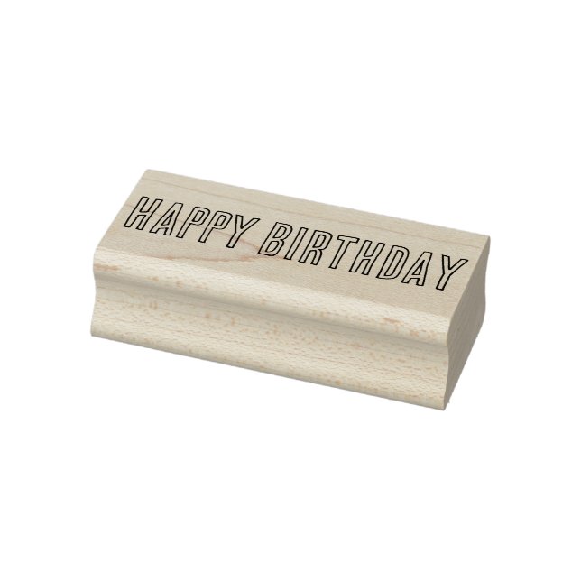 Tampons Encreurs Simple Joyeux Anniversaire Tous les Casquette Poli (Tampon)