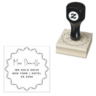 Tampons Encreurs Simple Modern Professional Adresse de retour