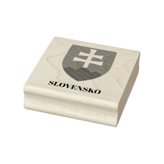 Tampons Encreurs Slovaquie (Slovénie) Manteau d'armoiries Timbre en