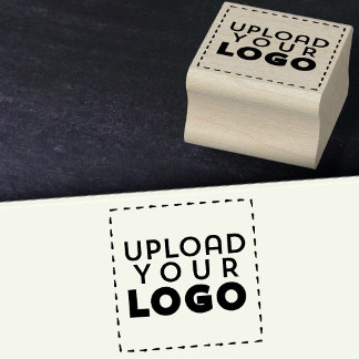 Tampons Encreurs Small Square Business Logo Custom Rubber Stamp