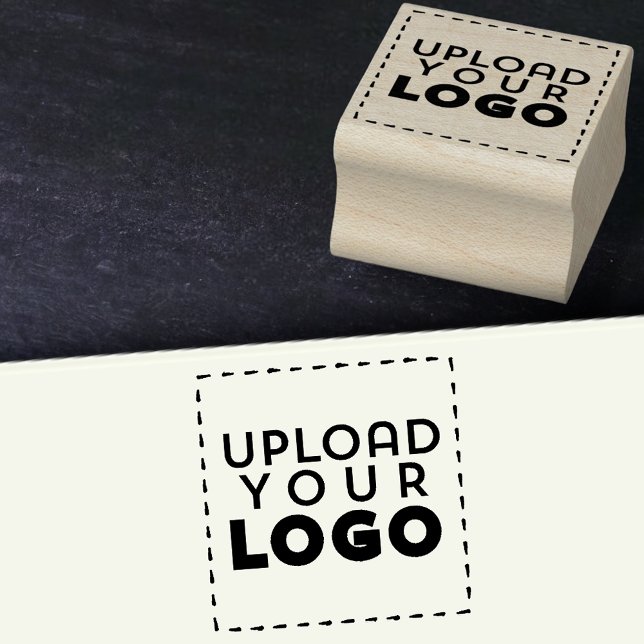 Tampons Encreurs Small Square Business Logo Custom Rubber Stamp (Créateur téléchargé)