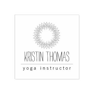 Tampons Encreurs Soleil bohème Mandala personnalisé