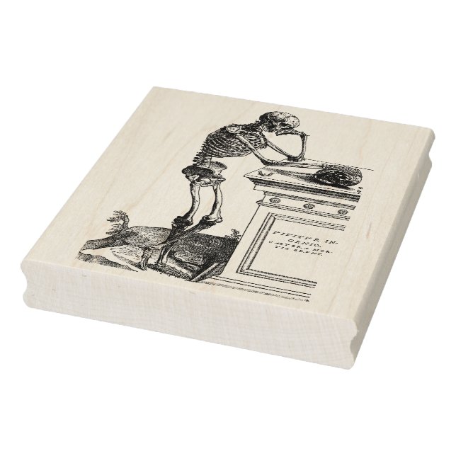 Tampons Encreurs Squelette au cimetière avec Timbre en caoutchouc c (Tampon)