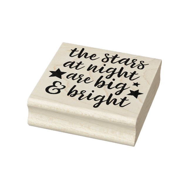 Tampons Encreurs Stamp de Night Texas Rubber Art Stamp (Tampon)