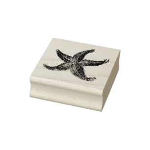 Tampons Encreurs Starfish Vintage Etched Sea Stars Ocean Thème