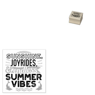 Tampons Encreurs Sunshine & Joyrides - Citation De Vibes D'Été Sans
