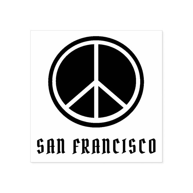 Tampons Encreurs Symbole de paix de San Francisco (Impression)